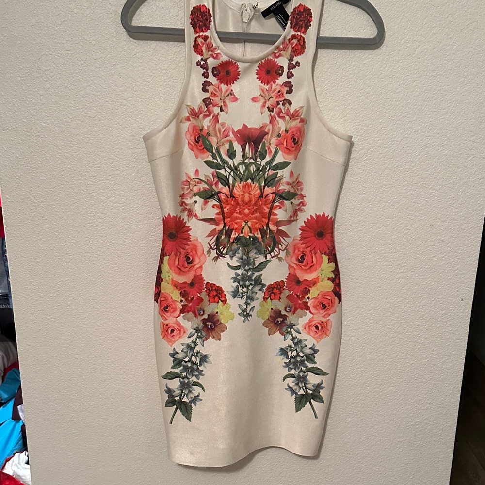 Forever 21 Vibrant Floral Mini Dress - Picture 3 of 3